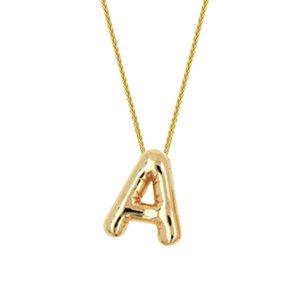Hyknon Tools Balloons Alphabet Pendant Letter Copper Pendant Versatile Necklace Tools
