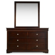 Tall Narrow Dressers Orleans 6 Drawer Dresser With Optional Mirror