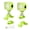 Green, variant on 2Pcs Multifunctional Shoe Lights Clip on Clog Headlamp Shoe Decoration Headlights Flashlight Attachment