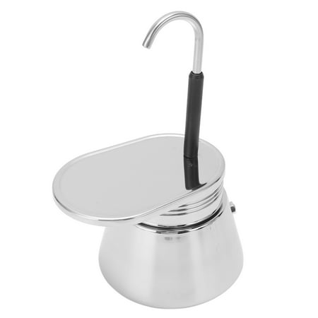 

Single Tube Moka Pot Easy To Operate Sealing Coffee Maker Pot For Camping 50ml 200ml