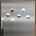 thumbnail image 4 of WIRESTER Set 6pcs 1.5 inches Round Acrylic Fridge Refrigerator Magnet for Home Office Decorative - Dog Faces (Pug Puppy Dog, English Bulldog, Pembroke Welsh Corgi Dog), 4 of 5