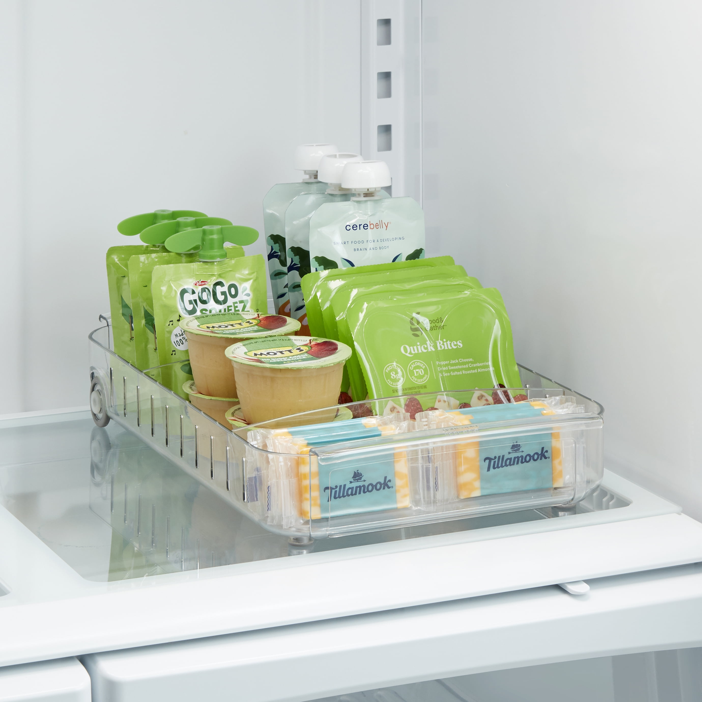 YouCopia RollOut Fridge Caddy, 9" x 15"