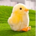 thumbnail image 3 of 5 Inch Small Yellow Chick Plush Toys Chicken Stuffed Toys Kawaii Companion Plush Dolls - Yellow+White, 3 of 5
