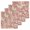 Light Beige Light Pink, variant on Spring Peach Flowers Kitchen Dish Towels for Drying Dishes Set of 4, Pink Botanical Floral Leaves Branch Waffle Weave Microfiber Hand Tea Bathroom Towels Quick Dry & Absorbent Towel 15.7x23.6