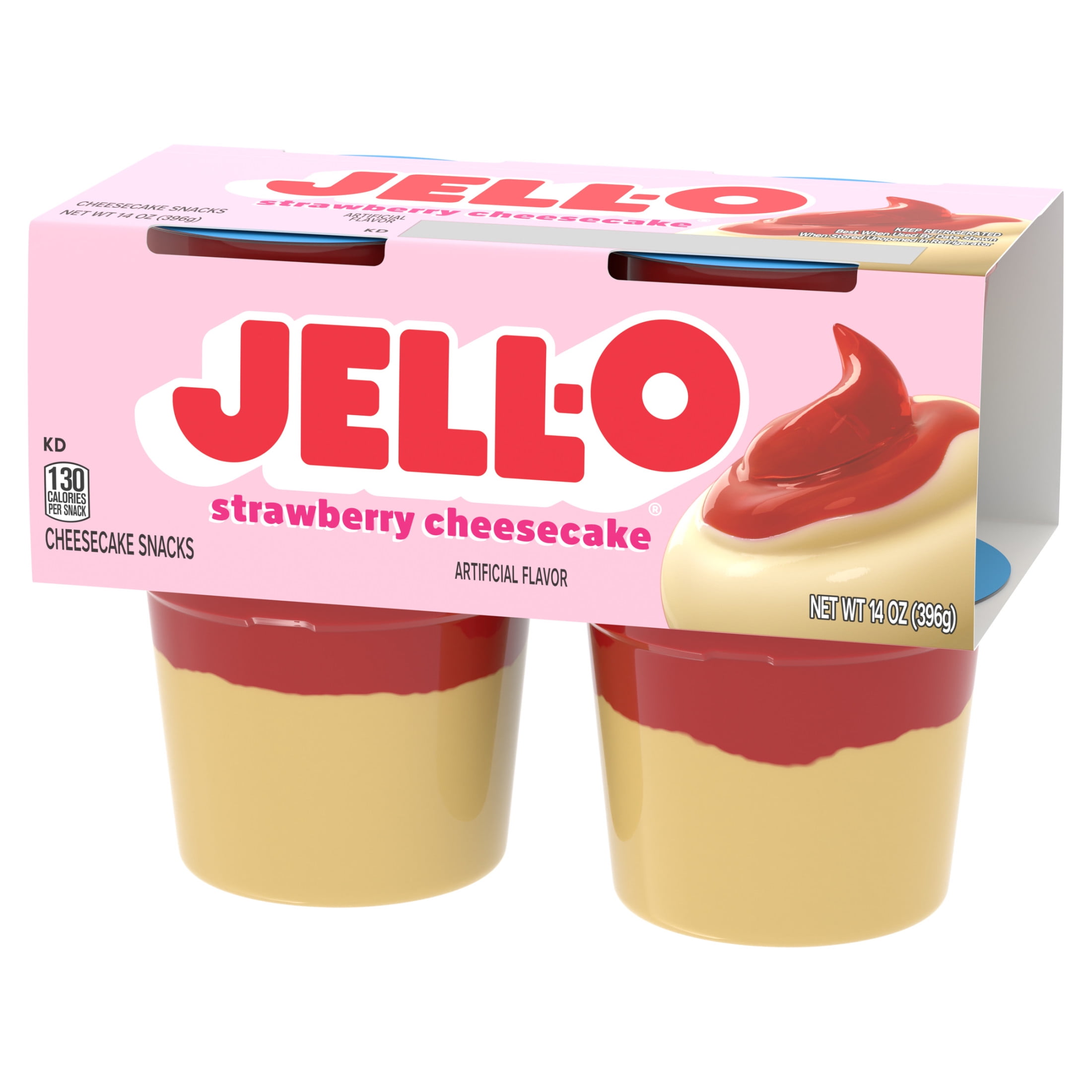 Jell-O Strawberry Artificially Flavored Ready-to-Eat Cheesecake