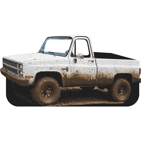 SS11335 Wild Kentucky Off Road Mud Dirt Pickup Truck Stand In Cardboard Cutout Standee Standup