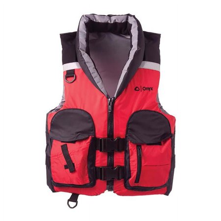 UPC: 0043311048354 | Onyx Outdoor 1172103015 Adult Select Life Jacket  Red – Medium