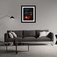 thumbnail image 3 of Maki 20x24 Black Ornate Wood Framed With Double Matting Wall Art Titled - A Delightful Night Ii, 3 of 6