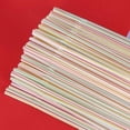 thumbnail image 3 of 8-Inch Flexible Plastic Straws, 500 Count, Multicolor Striped for Beverages & Events, 3 of 5