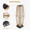 thumbnail image 4 of GRANDPATIO Outdoor Lights Solar Floor Lamp Waterproof Wicker Boho Lighting for Garden,Patio,Deck Porch Decor,Set of 2, 4 of 5