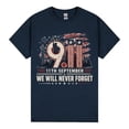 thumbnail image 2 of 9/11 25th Anniversary Memorial T-Shirt 2001–2026 Twin Towers Tribute Never Forget Patriot Day Remembrance, 2 of 3