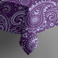 thumbnail image 5 of Purple Paisley Pattern Square Tablecloth,Waterproof Square Table Cover,Wipeable Spillproof Washable Table Cover for Home Kitchen Party Decor 42"X42"(107x107cm), 5 of 6