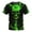 Green, variant on Xdzjlr Men's Shirts Short Sleeved 3D Pattern Clothing Trendy Mens T-Shirt,L