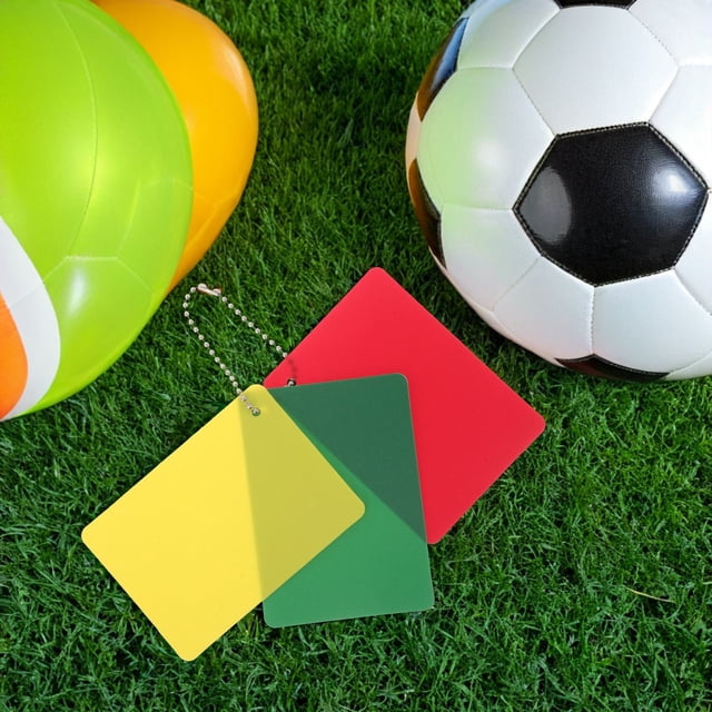 Moluckfu 4Jgo Árbitro Fútbol Tarjetas Para Partidos Y Entrenamiento