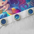 thumbnail image 5 of Feelyou Mermaid Princess Teens Black Out Curtains, Kawaii Ocean Dolphin Curtains Pack of 2 (42x63 Each), Dreamy Marine Fairy Tale Bedroom Curtains, Black Out Curtains Decor, 5 of 7