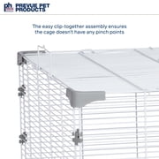 Prevue Pet 5524 Ranch Universal Small Animal Home, Gray & White