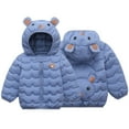 thumbnail image 3 of CSChome Boys Girls Winter Warm down Cotton Coats for Kids Baby Thickened Puffer Coats Ears Hooded Cotton Outerwear for 1-5 Years Old, 3 of 9
