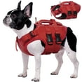 thumbnail image 1 of Kuoser Dog Life Jacket, Reflective and Adjustable Life Vest for Small Medium Large Dogs Red, XS, 1 of 8
