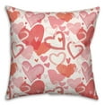 thumbnail image 2 of Creative Products Heart Cluster Pattern 18 x 18 Spun Poly Pillow, 2 of 3