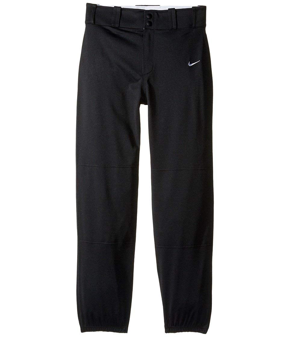 Nike Youth Boy's Core Baseball DriFit Pants, Black/White, Small