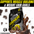 thumbnail image 3 of Forzagen Mass Gainer Protein Powder - Weight Gainer with Natural Carb Sources | 12 Lbs | Chocolate Muscle Building Supplements for Men and Women, 3 of 7
