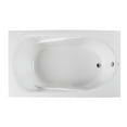 thumbnail image 2 of Proflo PFS6032AWH Lansford 60" X 32" Drop In Acrylic Soaking Tub - White, 2 of 3