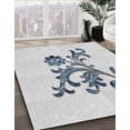 thumbnail image 2 of Ahgly Company Indoor Square Patterned Silver Gray Novelty Area Rugs, 8' Square, 2 of 6