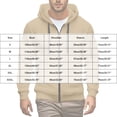 thumbnail image 3 of Migroa Casual Pullover Sweatshirt Fall Winter, Mens Full Zip Hoodie Long Sleeve Athletic Top Gym Running, Fall Wear, Winter Wear, Gym, Running, Casual Outfit, Travel, Lounge, Streetwear, Training, 3 of 8