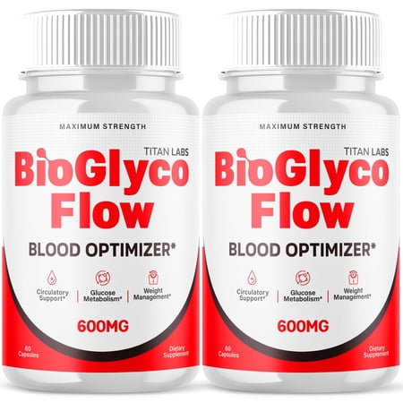 BioGlyco Flow Advanced Formula Blood Support for Health and Wellness Bio Glyco Flow 120 Capsules