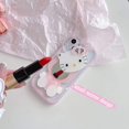 thumbnail image 2 of Lindo estuche para iPhone 13/13pro/13pro Max, estuche para teléfono serie a prueba de golpes con mini espejo para mujeres y niñas, Tpu rosa, 2 of 5