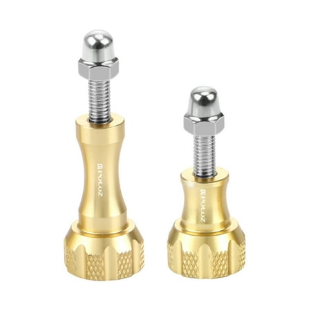 

PULUZ CNC Aluminum Thumb Knob Stainless Bolt Nut Screw Set for GoPro Hero11 Black / HERO10 Black /