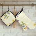 thumbnail image 4 of Wildflower Retro Oven Mitts and Pot Holders Set of 2, Heat Resistant Oven Mitts Kitchen Oven Glove for Cooking, Baking, 4 of 6