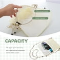thumbnail image 3 of LHSHID Straw Clutch Purse for Women Envelope Wallet Straw Crossbody Shoulder Handbags Summer Beach Woven Bag, 3 of 6