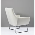 thumbnail image 5 of Adesso  Kendrick Soft Textured Grey Arm Chair Accent Chairs Off White Boucle Solid Modern & Contemporary, 5 of 5