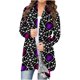 thumbnail image 1 of Cárdigan de mujer con parte delantera abierta, camiseta de manga larga, cárdigan de otoño, cárdigan suelto, camisa estampada, cárdigan, Top, cárdigan de fiesta, camisa Odeerbi ODB-2, 1 of 5