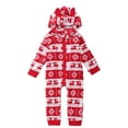 thumbnail image 2 of Herrnalise Holiday Christmas Pajamas Cute Elk Snowflake Print Family Matching Pjs Set Xmas Jammies for Couples Youth clearance under $10 !, 2 of 9
