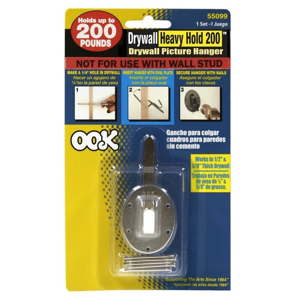 OOK 55099 HeavyDuty Drywall Hanger Supports Up to 200 Pounds (2