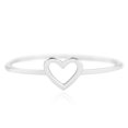 thumbnail image 6 of tasrioml Women Simple Hollowed-out Heart Ring Valentine Propose Circlet Jewelry Gift, 6 of 7