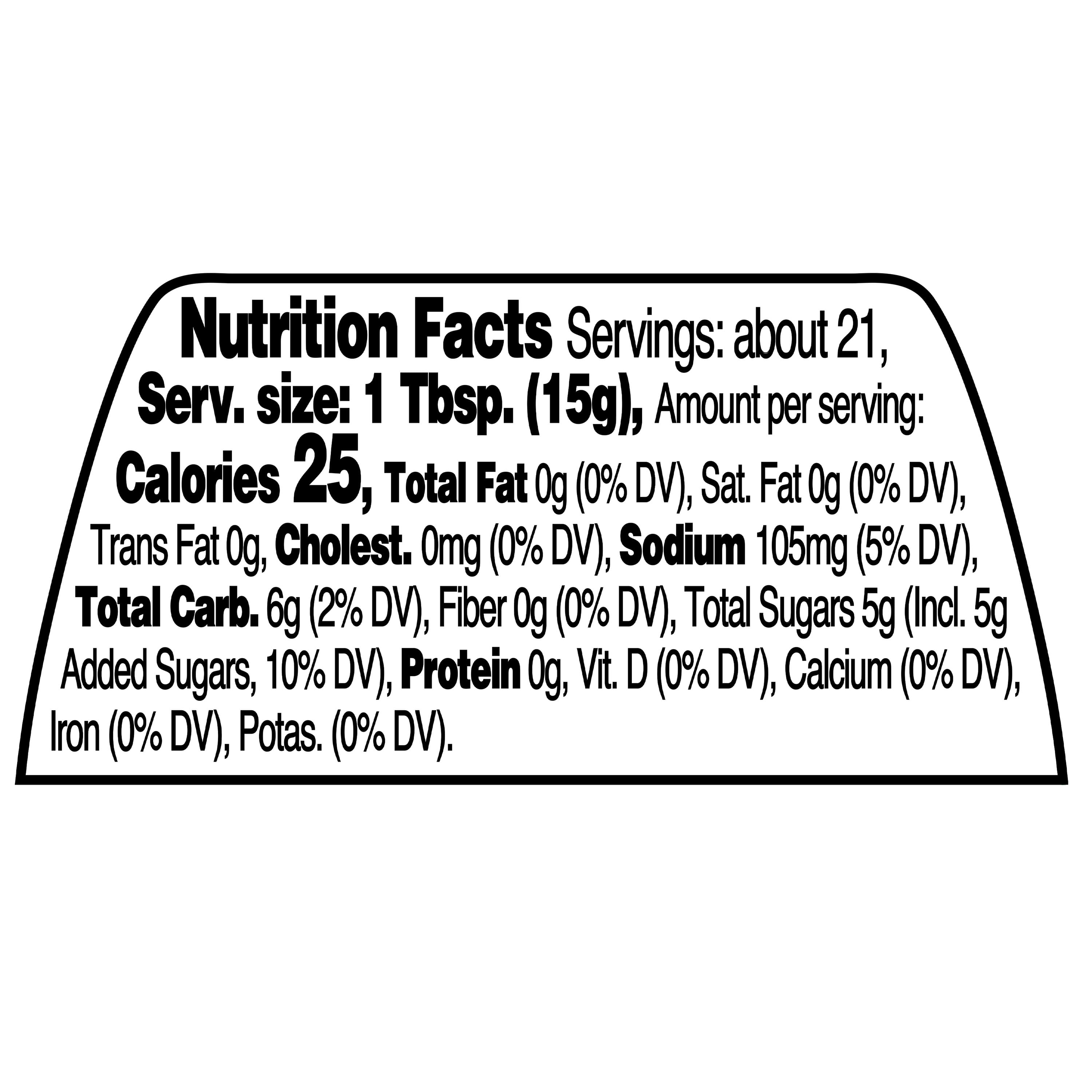 (4 pack) Great Value Sweet Squeeze Relish, 10 fl oz Bottle