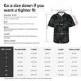 thumbnail image 6 of Lsque Lavender Flowers pattern Hawaiian Shirt for Men, Unisex Summer Beach Casual Short Sleeve Button Down Shirts-3X-Large, 6 of 9