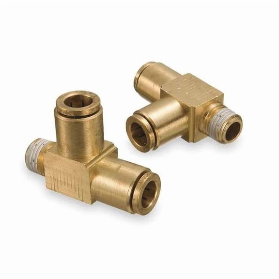 Weatherhead Tee, Push-Fit 1/2", 1/2", MNPT 1/2" 1871X8X8S