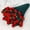 Green Red Rose-39 inches, variant on Crochet Throw Blanket Green Red Rose 39 inches