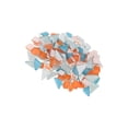 thumbnail image 1 of Bright Mosaic Tiles Assorted Craft Glass Pieces Stones DIY Art Craft Orange Blue, 1 of 8