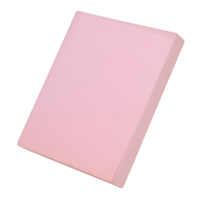 DYNWAVECA Balance Pad Balance Mat Anti Slip Men Women Knee Protection Exercise Mat Mat for Indoor Pilates Physical Gymnastics Pink