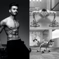 thumbnail image 2 of Barras para flexiones SELEWARE, parallettes de madera, antideslizantes, 500 libras, 2 of 6