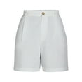 thumbnail image 5 of Time and Tru Women’s Linen Blend Shorts, 5” Inseam, Sizes XS-XXXL, 5 of 5