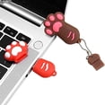 thumbnail image 2 of USB 3.0 Flash Drive Cartoon Cat Paw Pen Drive High Speed Real Capacity 16GB Download Storage USB Stick Pendrive, 2 of 8