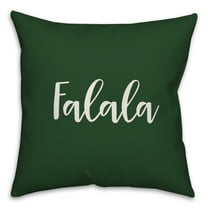 Creative Products Falala in Dark Green 18x18 Spun Poly Pillow