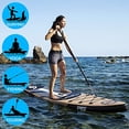 thumbnail image 5 of SereneLife Inflatable Stand Up Paddle Board (6 Inches Thick) with Premium SUP Accessories & Carry Bag | Wide Stance, Bottom Fin for Paddling, Surf Control, Non-Slip Deck | Youth & Adult Standing Boat, 5 of 5