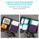 thumbnail image 3 of Bolsa de viaje Gonex de 80 L, plegable, resistente al agua, color morado, 3 of 7
